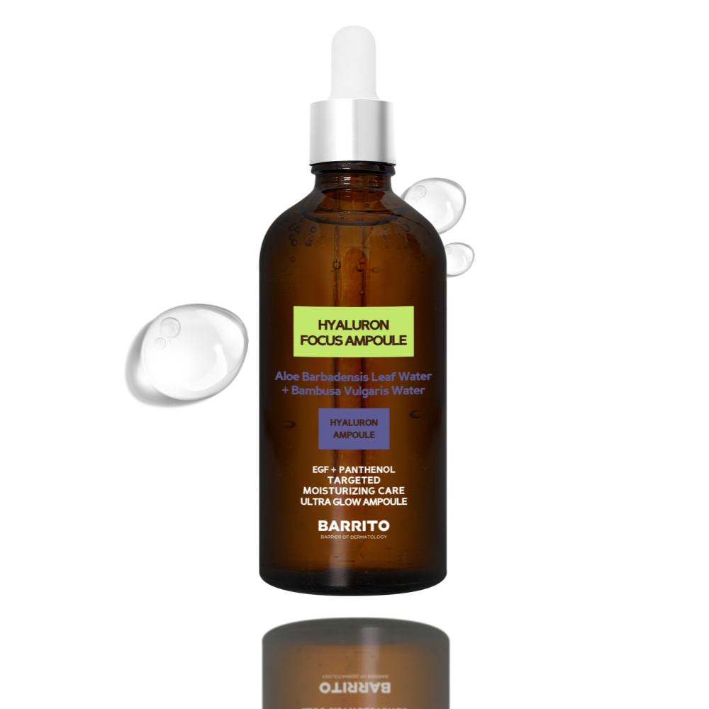 REJUMELA Barrito Hyaluron Focus Ampoule 100ml – High-Potency Hyaluronic Acid & Peptide Deep Hydration Ampoule _ Made in KOREA