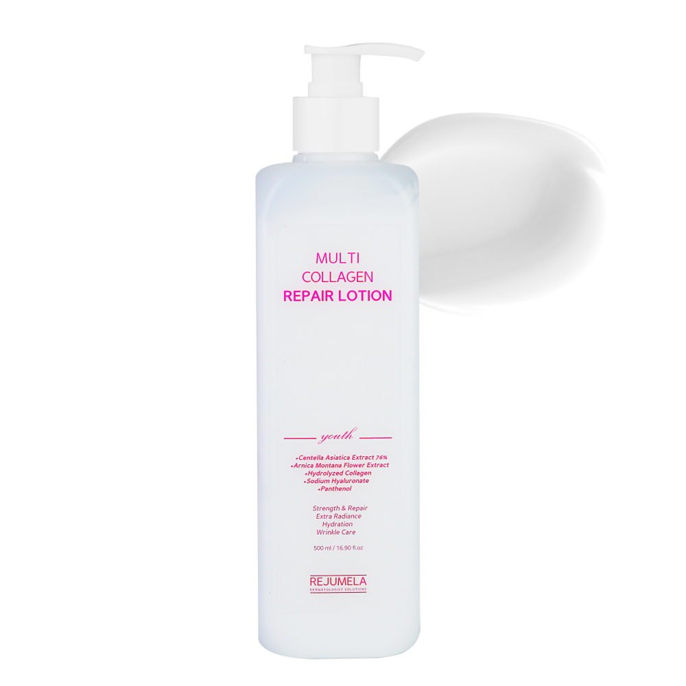 REJUMELA Multi Collagen Repair Lotion 500ml _ Regenerating & Wrinkle-Improving Functional Collagen Lotion _ Made in KOREA