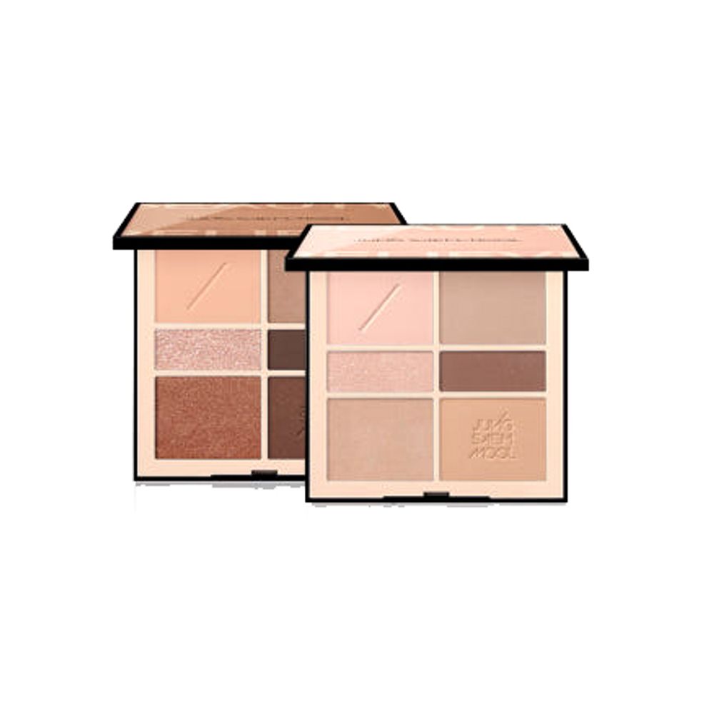 JUNG SAEM MOOL Artist Eye Palette 15g – Personal Nude Eyeshadow Palette, 6 Colors, Smooth Blend, Minimal Fallout _ Made in KOREA