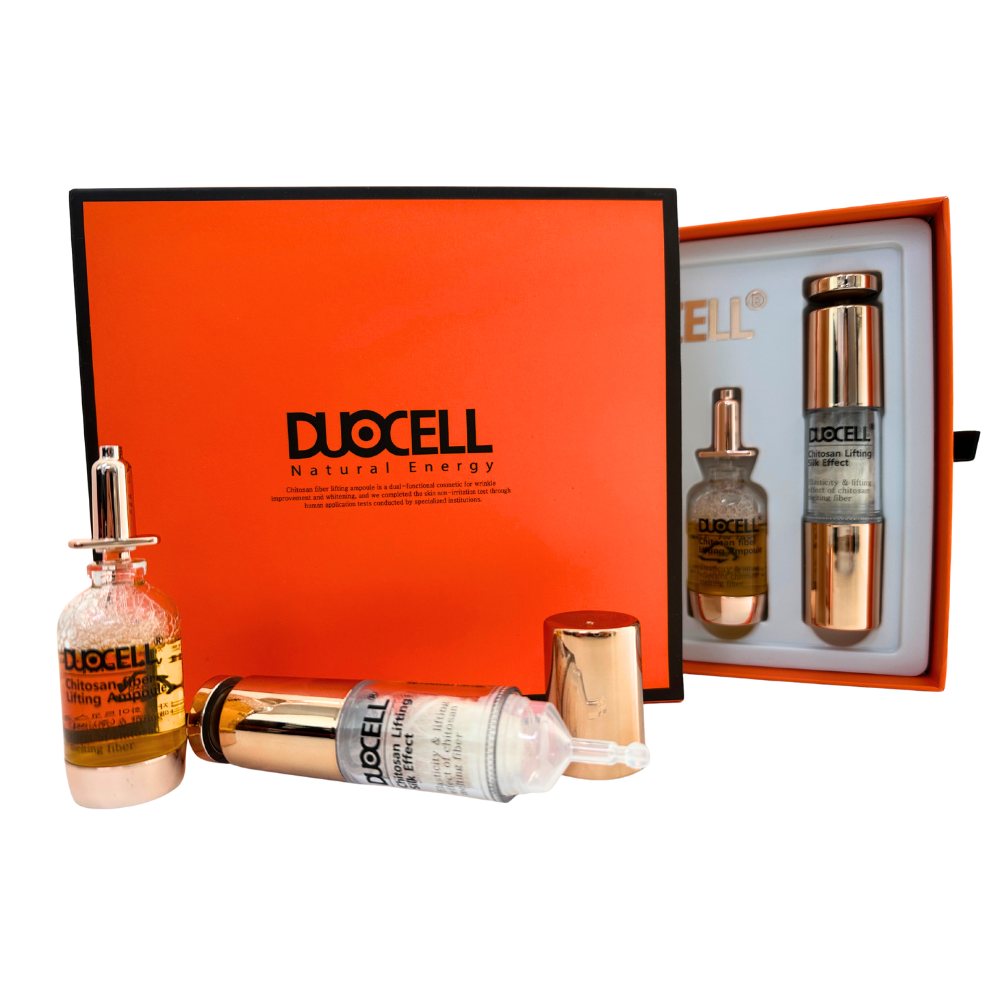 DUOCELL Premium Chitosan Melting Thread Lift Ampoule 1 Box (2 Kits)