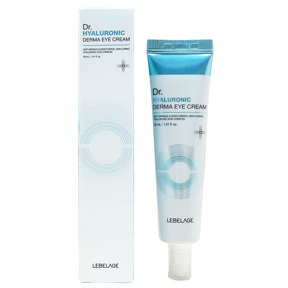 LEBELAGE Dr. Hyaluronic Derma Eye Cream – Deep Hydration, Firming & Wrinkle Care with 8 Types of Hyaluronic Acid