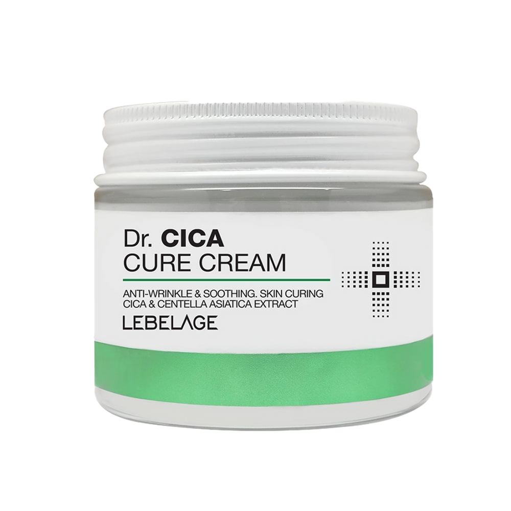 LEBELAGE Dr. Cica Cure Cream – Functional Soothing & Barrier-Strengthening Cream for Sensitive Skin _ Made in Korea