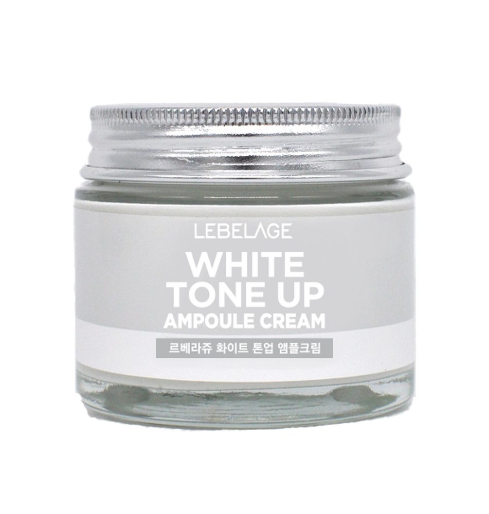 LEBELAGE White Tone Up Ampoule Cream for Radiant Skin Brightening and Deep Nourishing Hydration Care 70ml _ Made in Korea