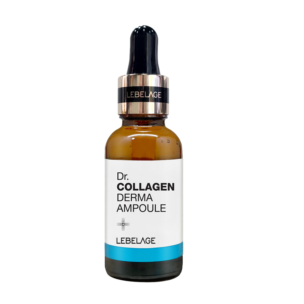 LEBELAGE Dr. Collagen Derma Ampoule for Intense Skin Elasticity and Deep Hydration Wrinkle Care Serum _ Made In Korea