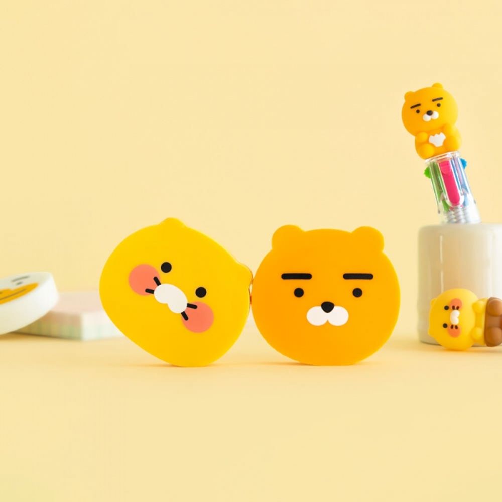 Kakao Friends Character Eraser (40~50mm) | Non-Toxic Safety Certified | Soft Texture & Clean Erasing | Made in Korea