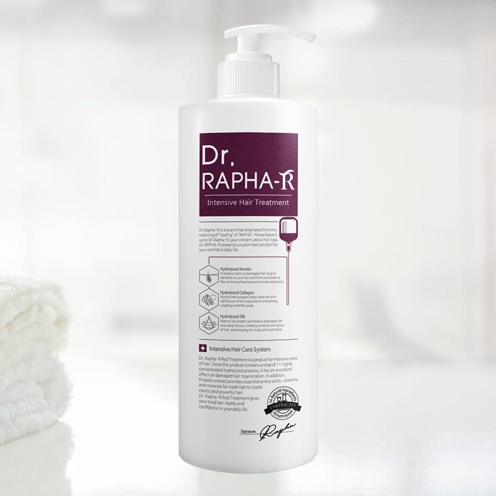 Dr.RAPHA-R Ultra Repair Protein Treatment 1L – 20× Faster Absorbing Low-Molecular Proteins, Salon-Grade Damage Repair, Manuka Honey, Multi-Protein Complex, pH 5.0–6.0 _ Made in KOREA
