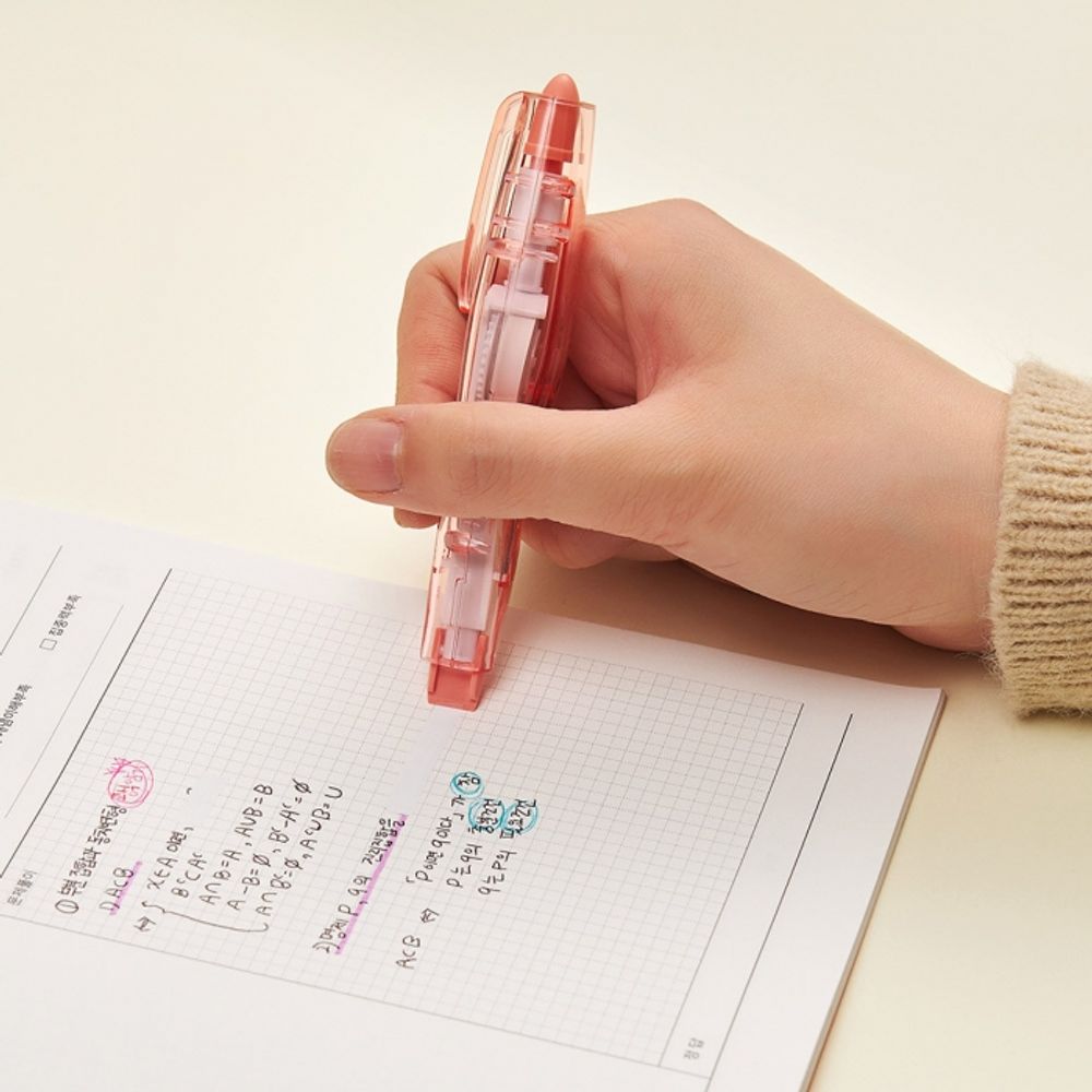 [Monami] SWIP Retractable Correction Tape 5mm*6m | One-Touch/Head ...