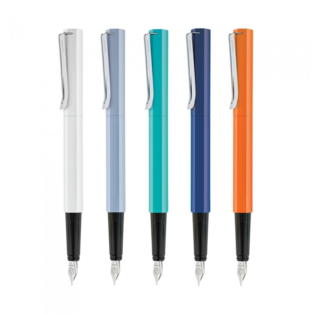 [Monami] 153 NEO Fountain Pen / F Nib | Fine Writing | Enhanced Portability Metal Clip | Converter/Cartridge Set | Made in Korea