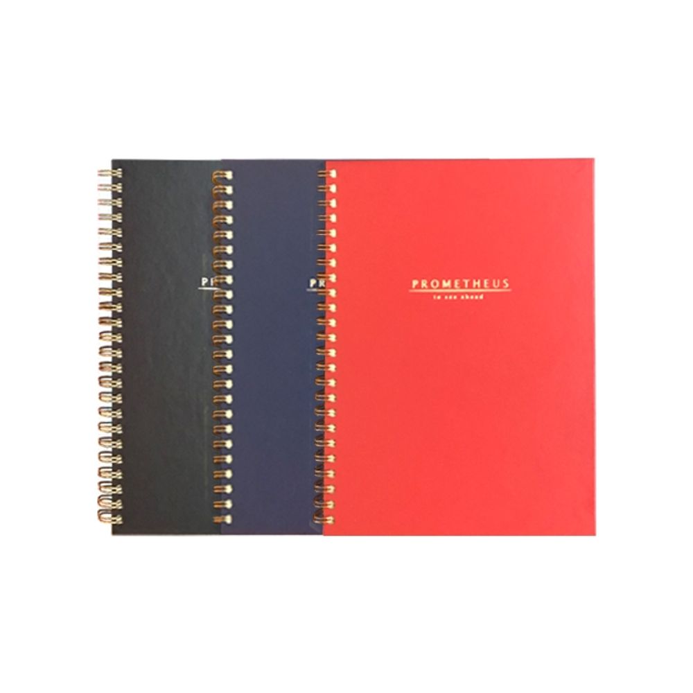[Oxford] 5000 Prometheus Spiral Notebook B5 | 7mm Lined / 80 Sheets | 252*179mm | Left Twin Spiral Bound | Made in Korea