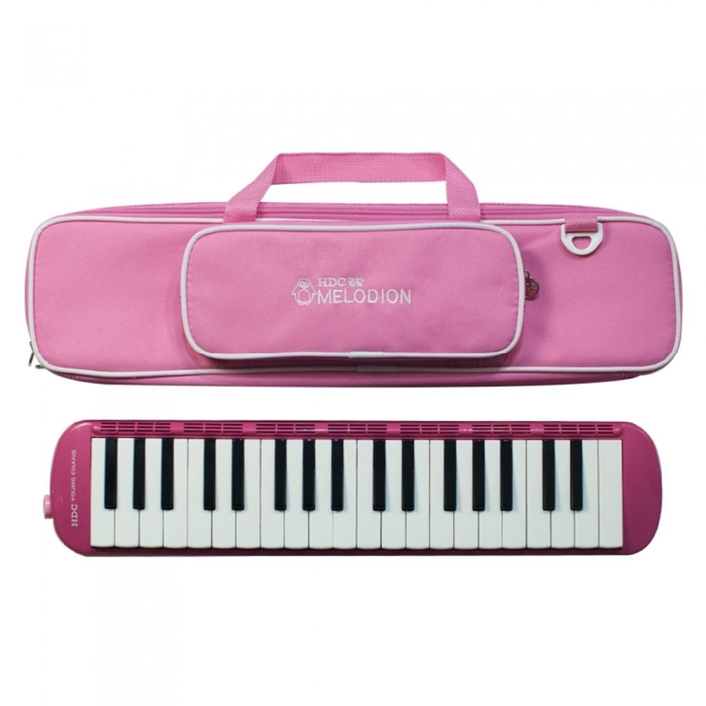 [YoungChang] Melodion Pink YM-D37P | 37 Keys | Accurate Pitch | Lightweight with Carrying Case | Made in Korea