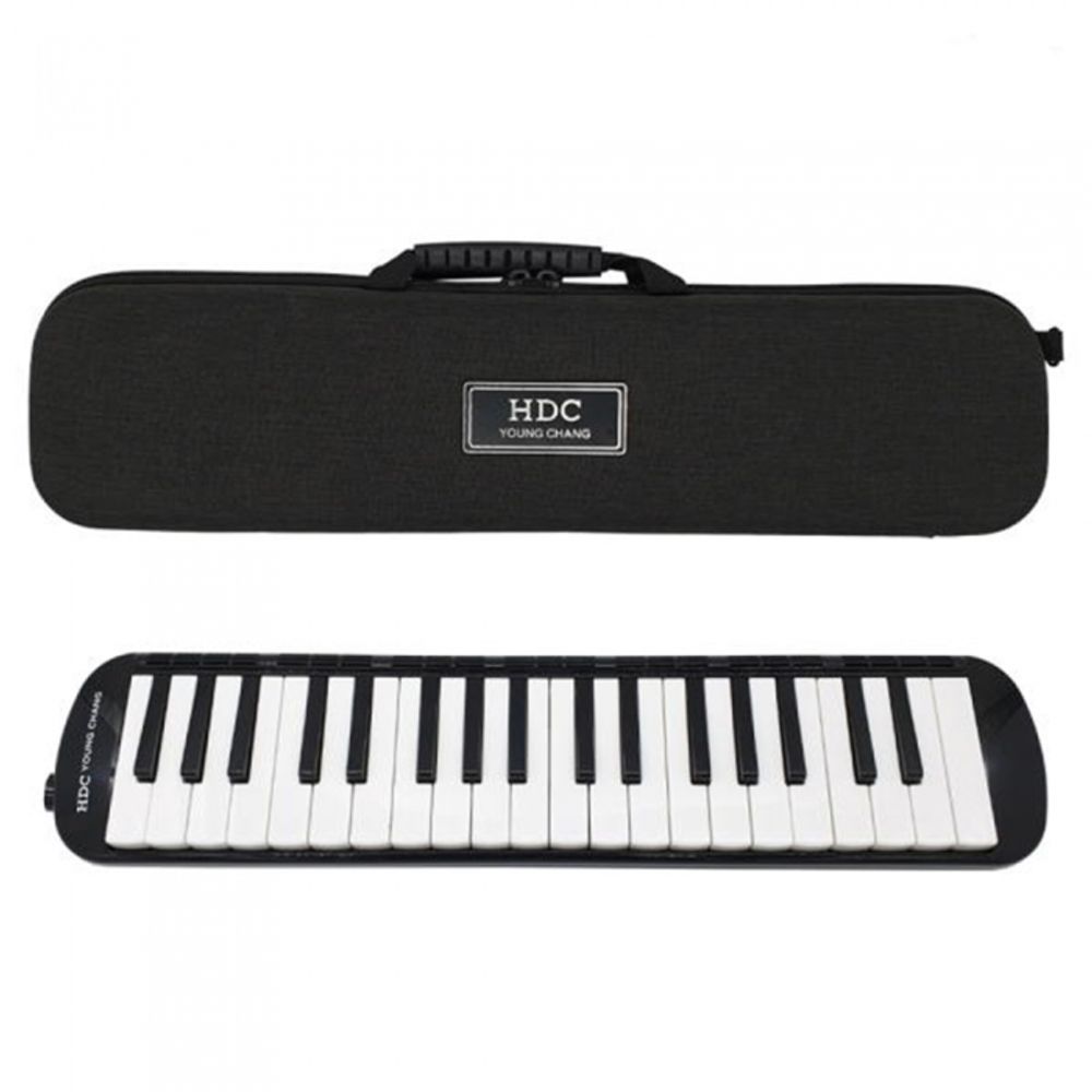 [YoungChang] Melodion Black YM-E37B | 37 Keys | Accurate Pitch | Lightweight with Carrying Case | Made in Korea