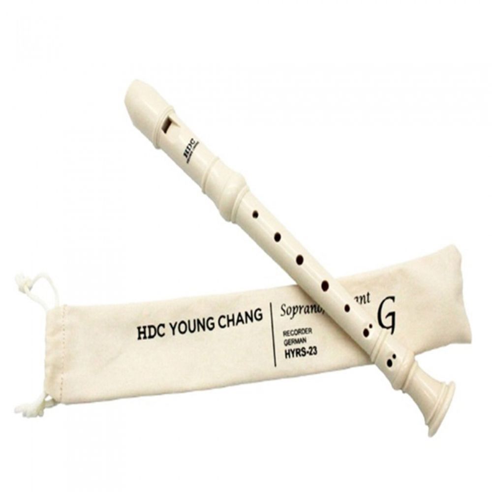 [YoungChang] Soprano Recorder HYRS-23 | German Type | Precise Intonation | Includes Washable Fabric Bag | Made in Korea