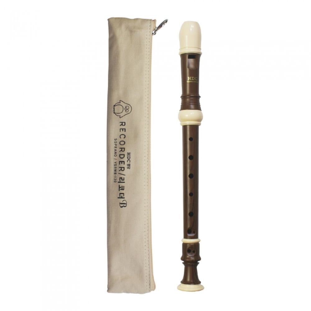 [YoungChang] Wood-Pattern Soprano Recorder YSRWG-140N | German Type | Precise Intonation | Includes Storage Bag | Made in Korea