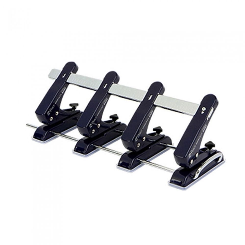 [PEACE] 4-Hole EZ Power Punch | 50% Less Force | Adjustable Hole Spacing | Modern Ergonomic Design | Made in Korea