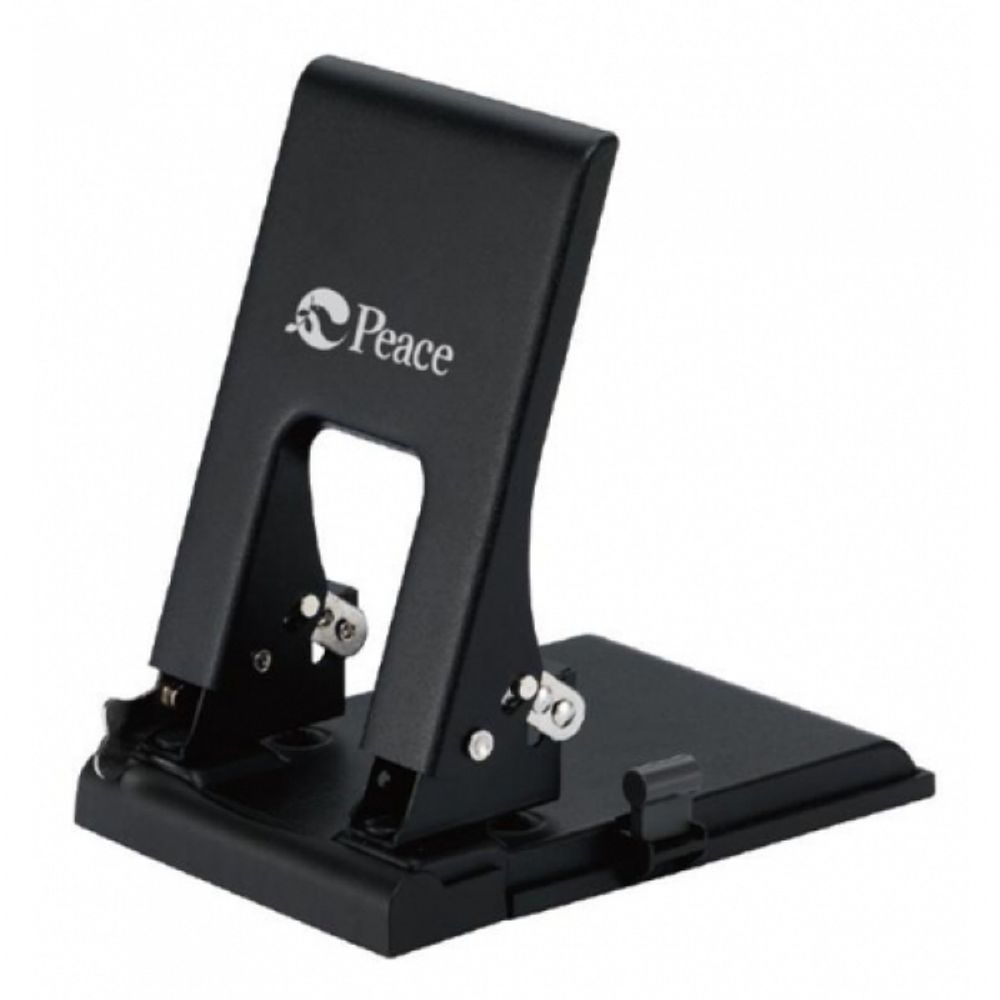 [PEACE] Easy 2-Hole Punch 508 | 25-Sheet Capacity | 50% Less Force (EZ Function) | Handle Lock & Guide Ruler | Made in Korea