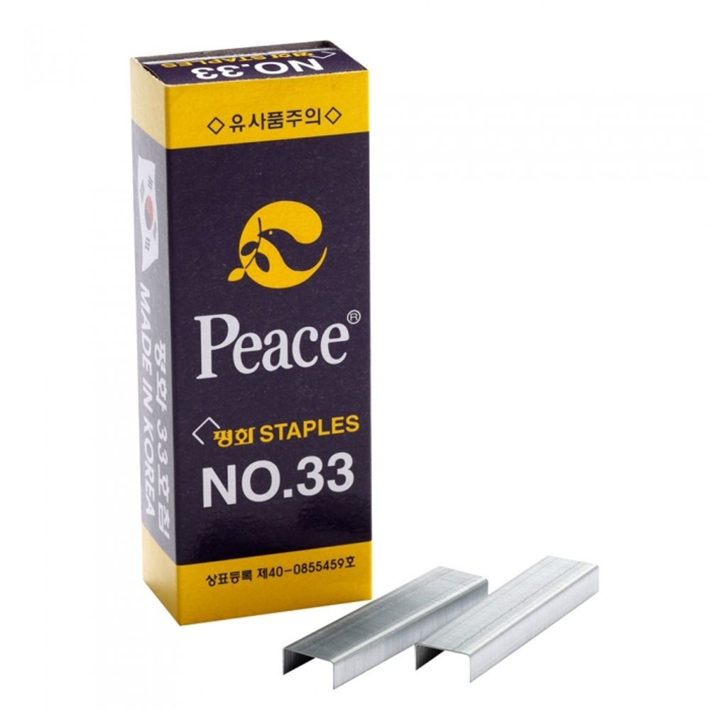 [PEACE] High-Carbon Staple Pins NO.33 | 5,000 pcs | High Penetration | Corrosion Resistant | Made in Korea