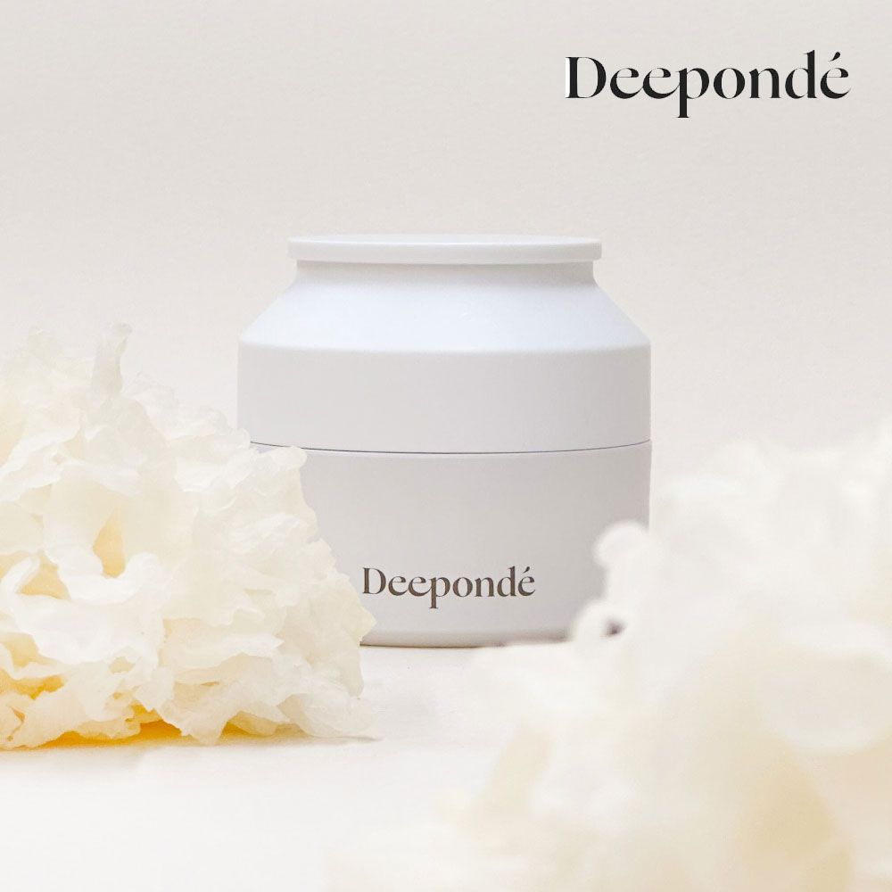 Deepondé Signature Origin Cream 50ml – Deep Hydrating & Elasticity Moisturizer with Tremella Mushroom, Barrier Care Cream for Dry & Sensitive Skin _ Made in KOREA