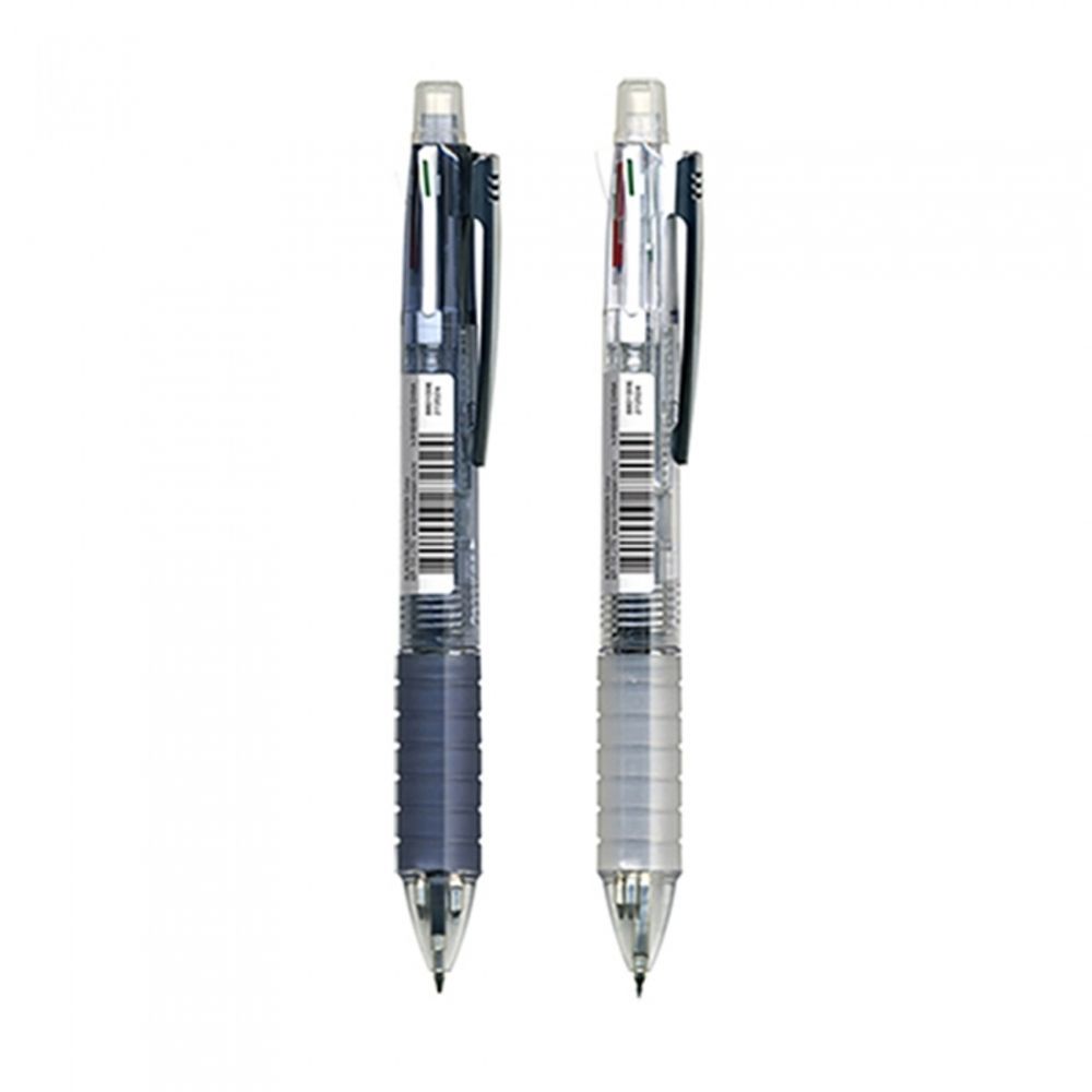 MUNHWA S-Multi 4&1 Pen | 4-Color Ballpoint 0.7mm + 0.5mm Mechanical Pencil | Made in Korea