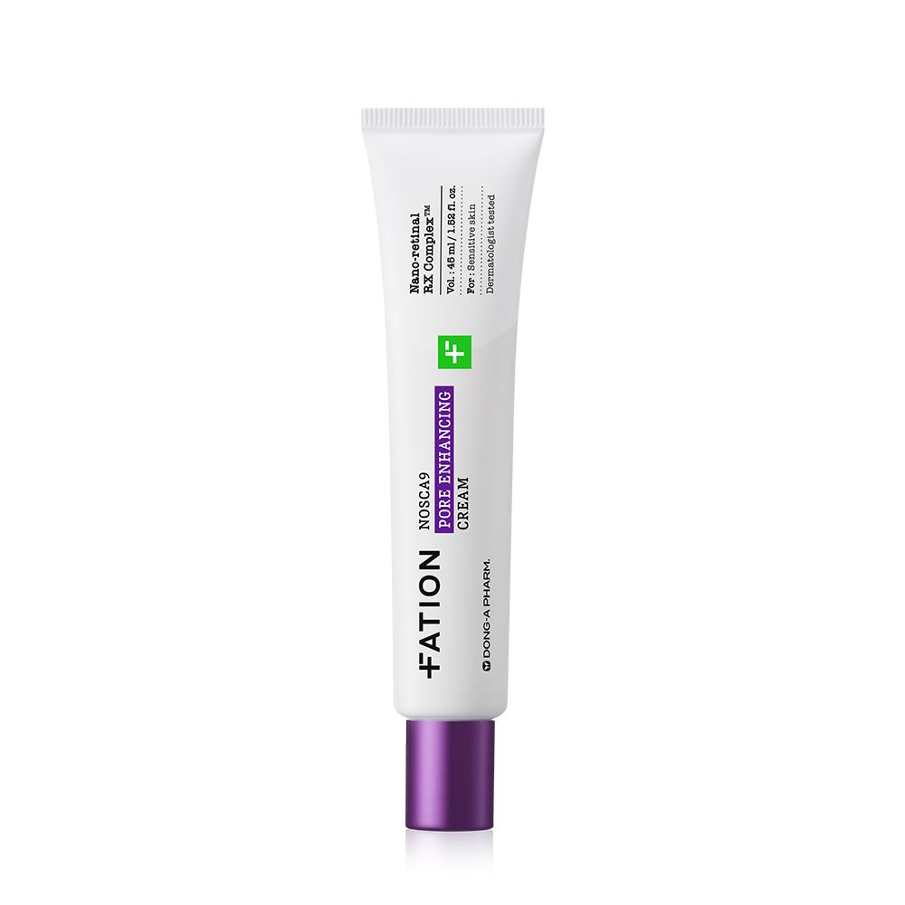 FATION NOSCA9 Trouble Pore Tightening Cream 45ml Peptide PDRN Non Greasy Sebum Control Retinal Face Cream _ Made in KOREA