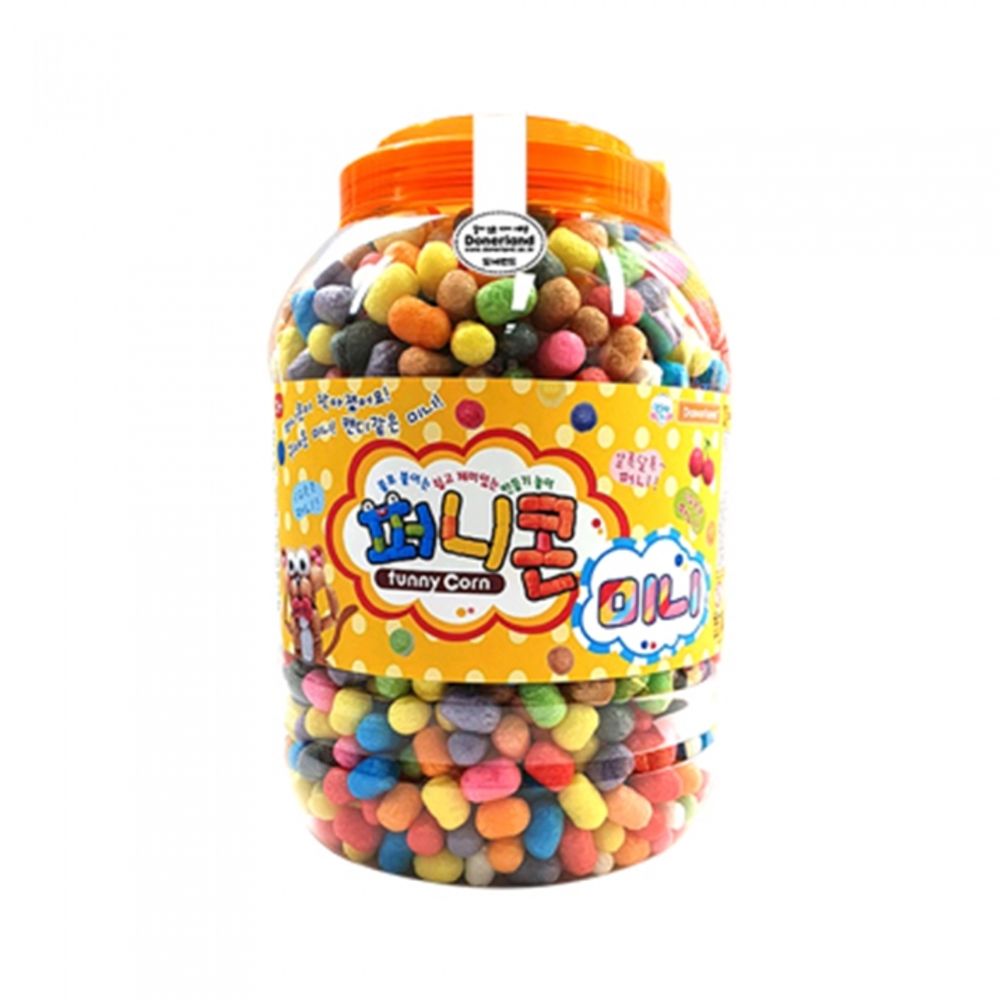 Donerland Funny Corn Mini Bulk Case | 1,700 Pcs | Corn Starch Magic Noodles | Eco-Friendly Educational Toy | Made in Korea