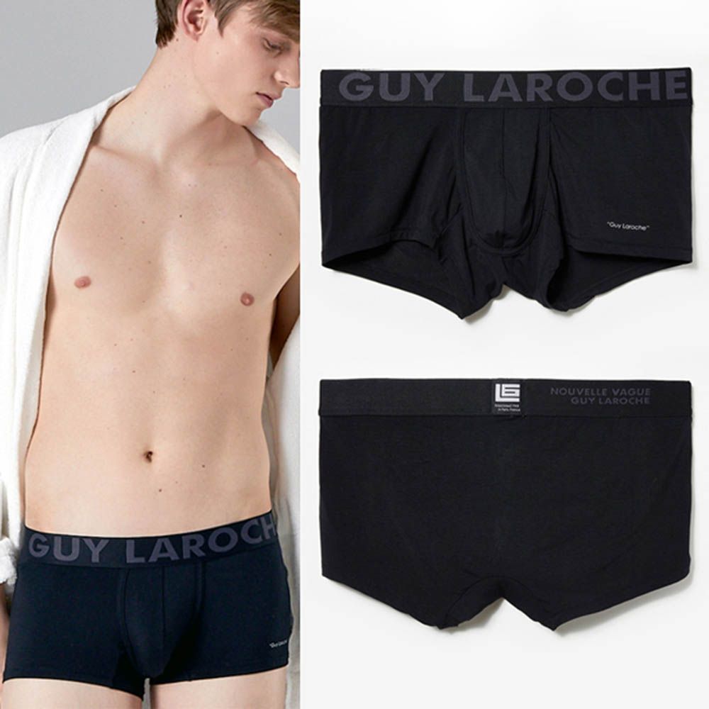 Guy Laroche Men's Premium Micro Modal 60s Trunk GL-DRA-BG | Low-Rise Stylish Fit | Voltlon Anti-EMF Technology _ Made in Korea