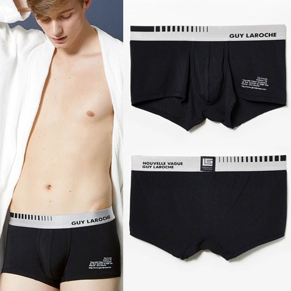 Guy Laroche Men's Premium Micro Modal 60s Trunk GL-DRA-BS | Low-Rise Stylish Fit | Voltlon Anti-EMF Technology _ Made in Korea