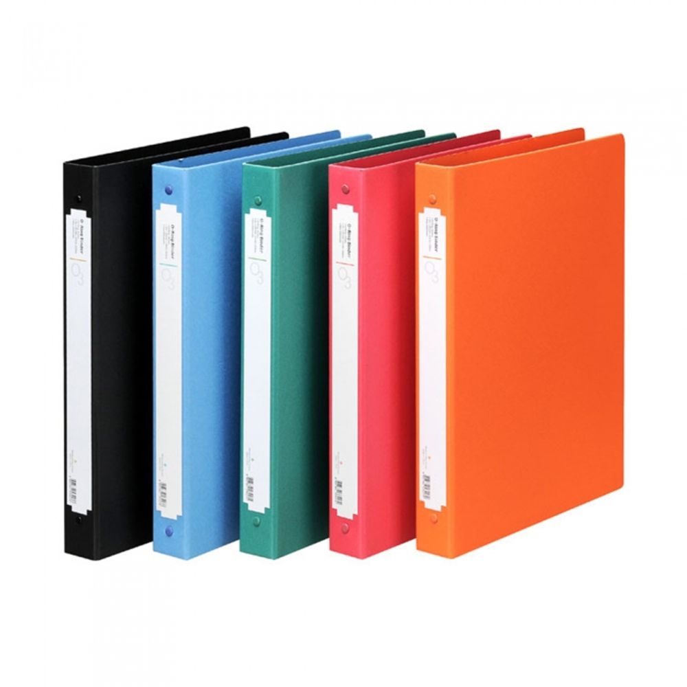 Munhwa File B342-71 Traditional A4 3-Ring Color Hardboard Binder 1-Inch Capacity High Durability Made in Korea