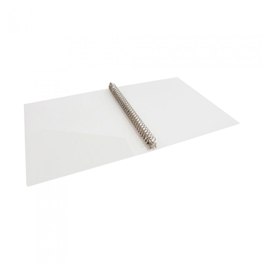 Metal Ninder File Munhwa File B446-7 A4 Translucent 30-Ring Metal Binder | ROAExpo