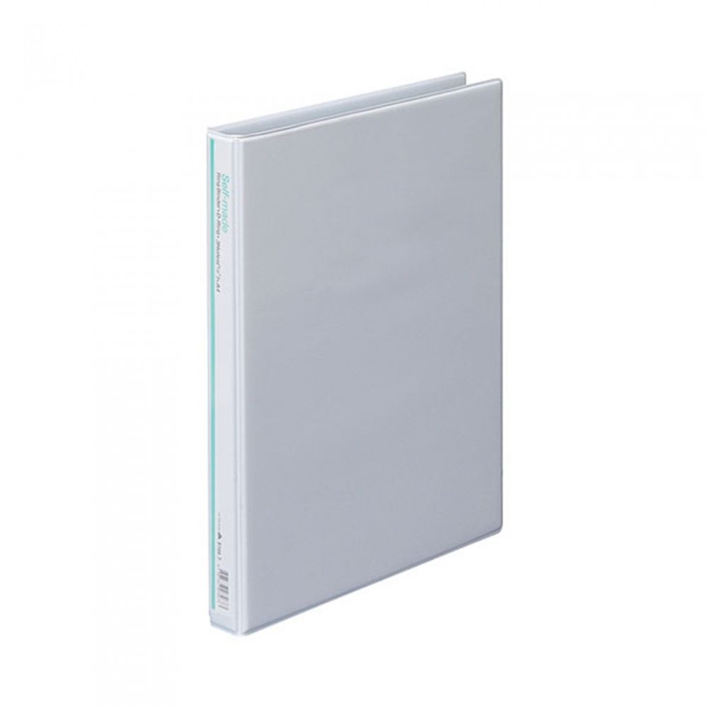 Munhwa Clear View 3-Ring D-Ring Binder B746-71 | 0.5-Inch (2cm) | White PVC | Slim Catalog Binder | Made in Korea