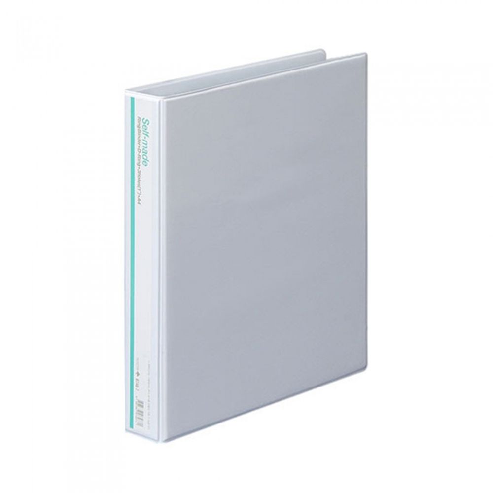 Munhwa Clear View 3-Ring D-Ring Binder B748-71 | 1-Inch (3cm) | White PVC | Customizable Cover | Made in Korea