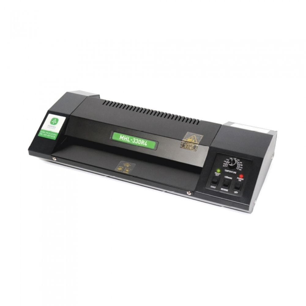 Munhwa MHL-330R4 Heavy-Duty A3 Analog Laminator 4-Roller Hot Roller System Bubble-Free High Durability for Professional Office Use