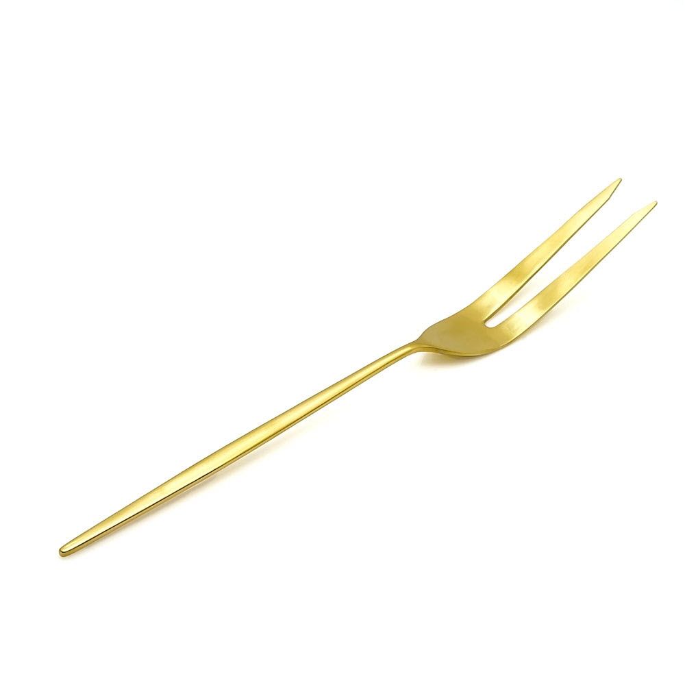 AVELLA Matte Gold Cooking Fork