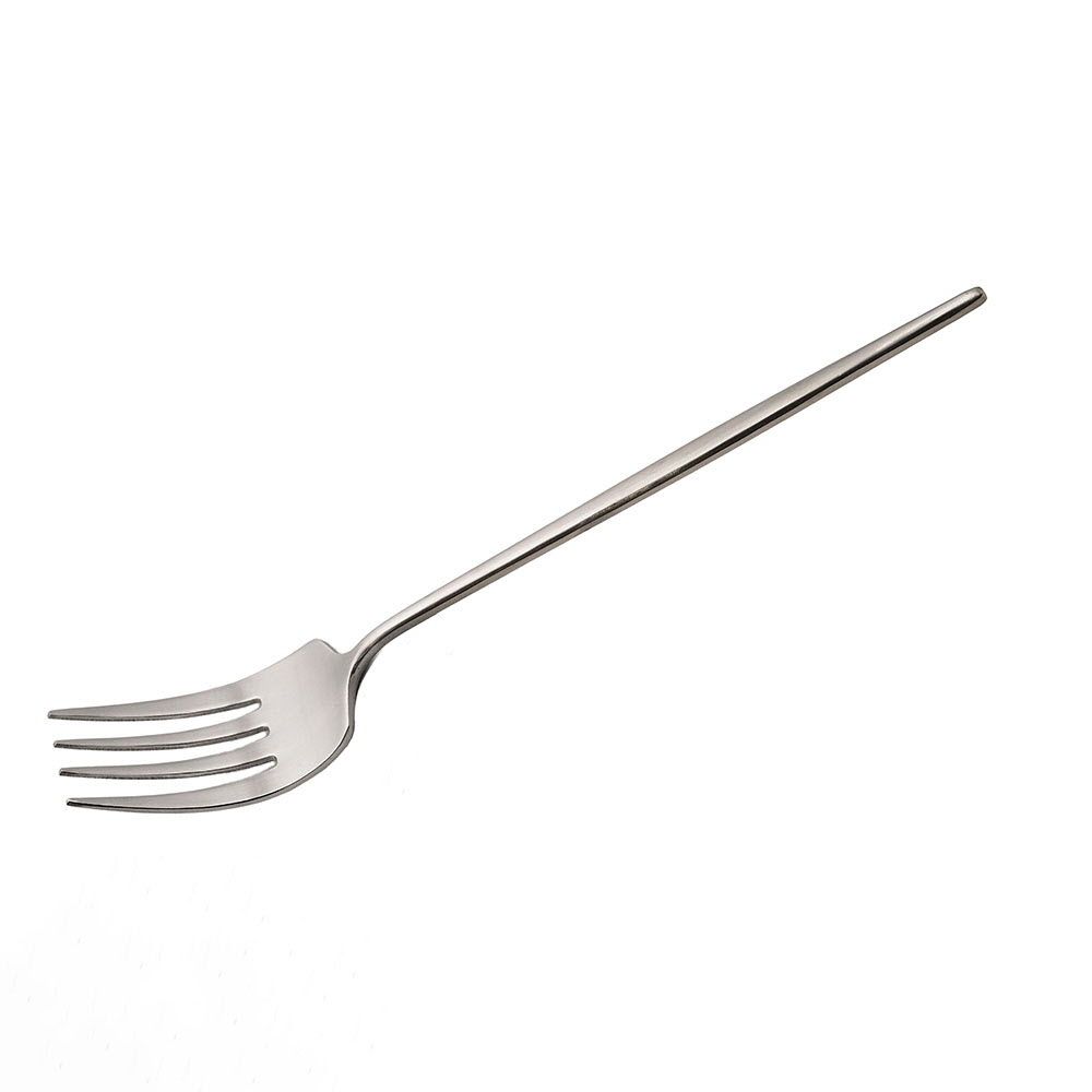 AVELLA Matte Silver Four-Prong Cooking Fork