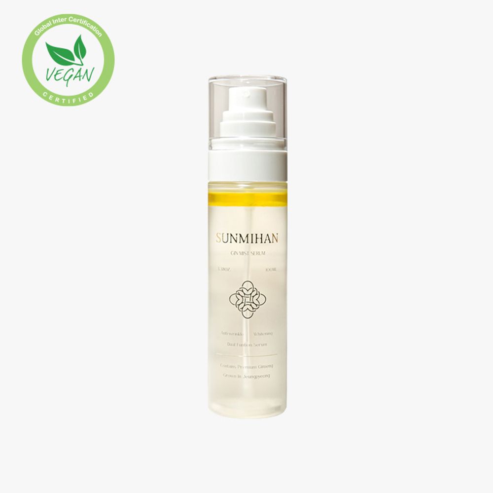 RafaRophe Sunmihan Gin Mist Serum 100ml Premium Ginseng Oil-Water Mist for Whitening & Anti-Wrinkle Care _ Made in KOREA