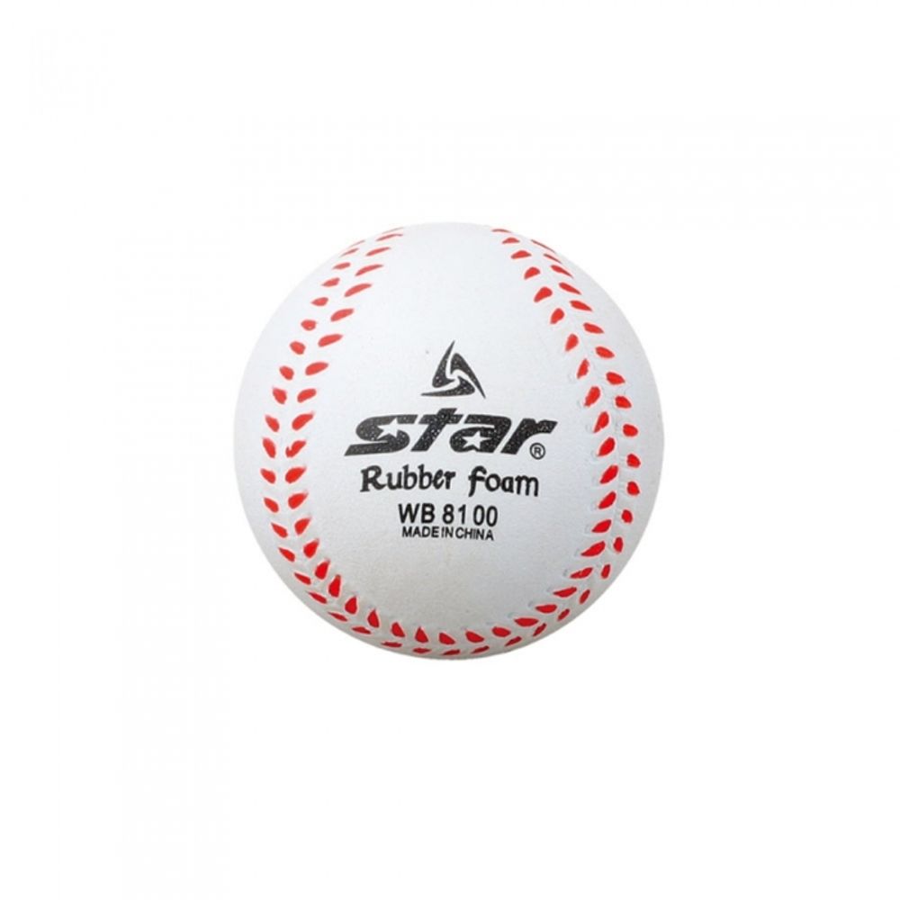 Star Sports Soft Rubber Training Baseball WB8110 12-Piece Bulk Set Safe Impact and Professional Weight for Youth and School Practice
