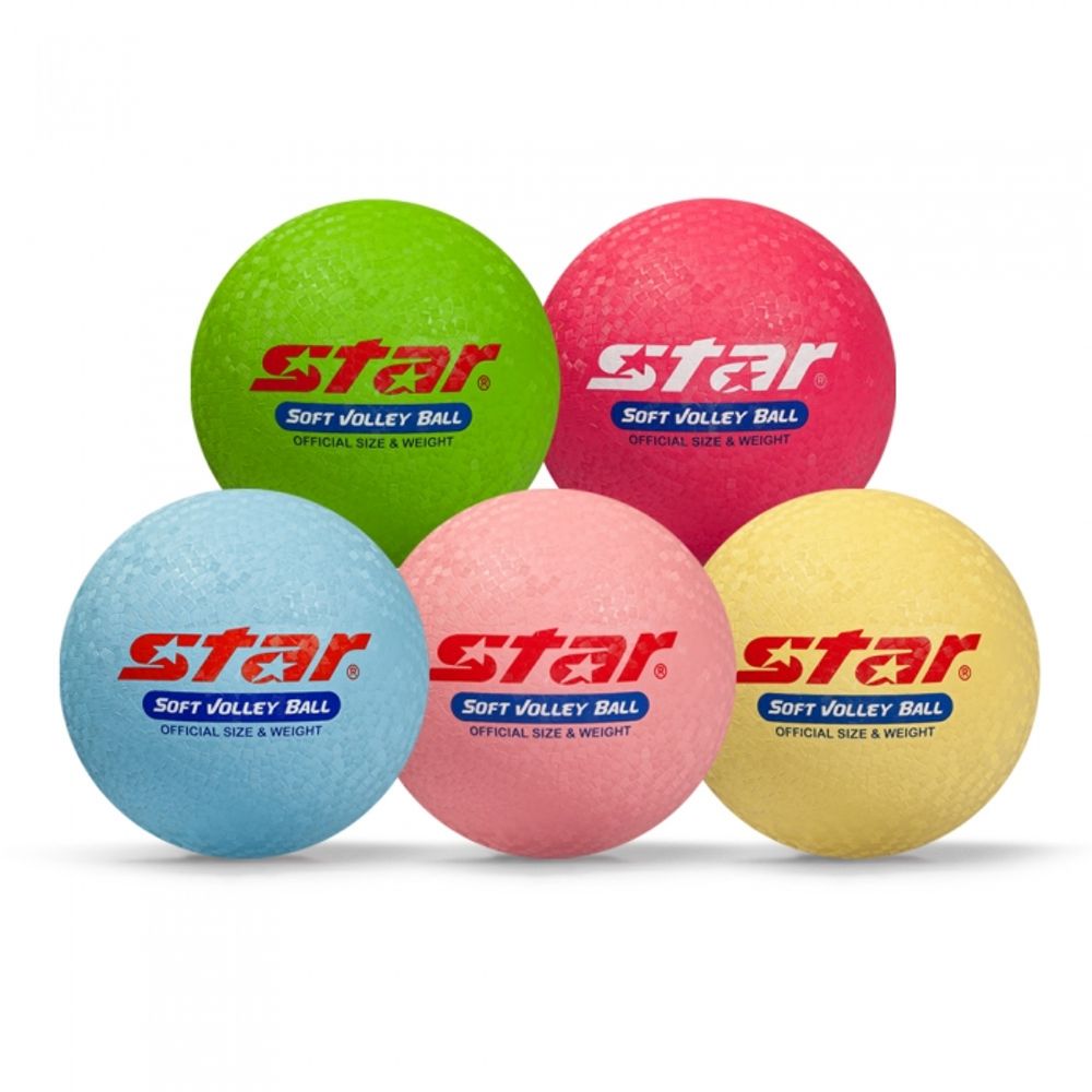 Star Sports Soft Volleyball No. 8 CB818-04 Official Certified Natural Rubber Multi-Purpose Ball for Dodgeball and Water Polo