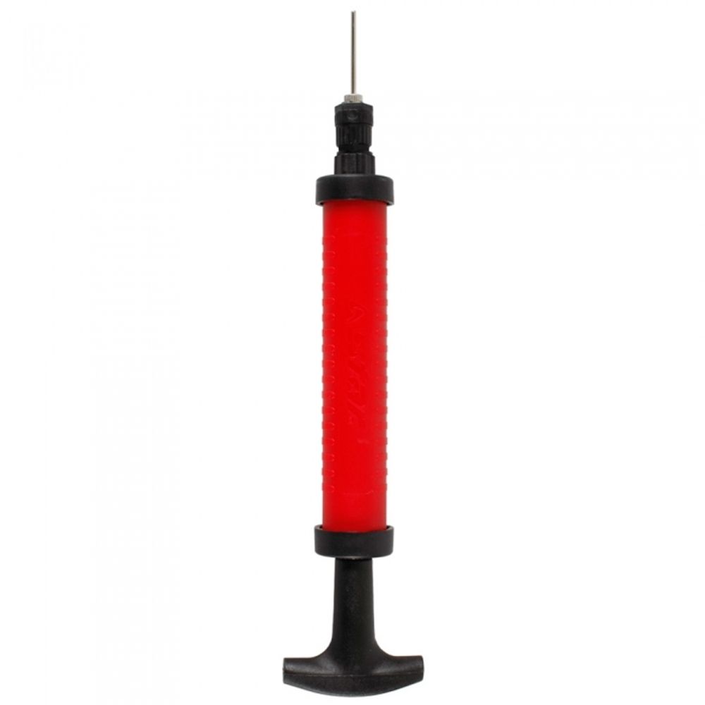 Star Sports 6-inch Double Action Hand Pump XA1082 Portable Air Inflator with Built-in Flexible Extension Hose for Sports Balls