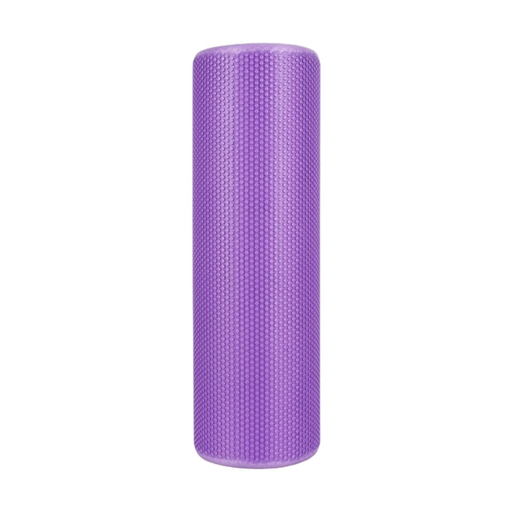 Star Sports EVA Foam Roller 45cm Purple EC200-45 Embossed Anti-Slip Surface for Targeted Muscle Recovery and Pilates