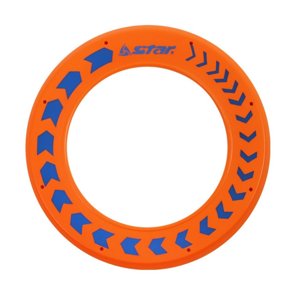 Star Sports Ring Frisbee NXX107 Orange Soft PU Safety Flying Disc for Beginners and Kids Lightweight Aerodynamic Design 25cm