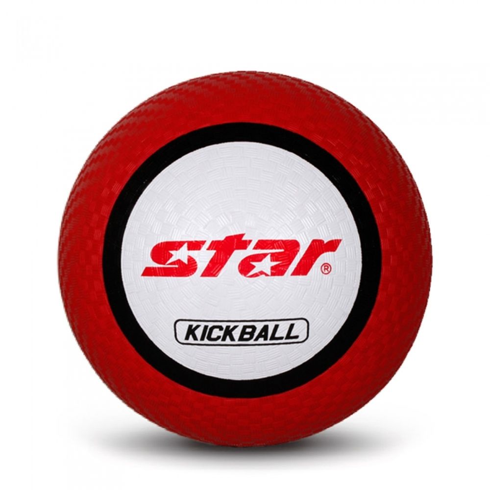 Star Sports Kickball Size 27cm CB869-04 Red High-Elasticity Safety Rubber Ball for School PE and Recreational Sports