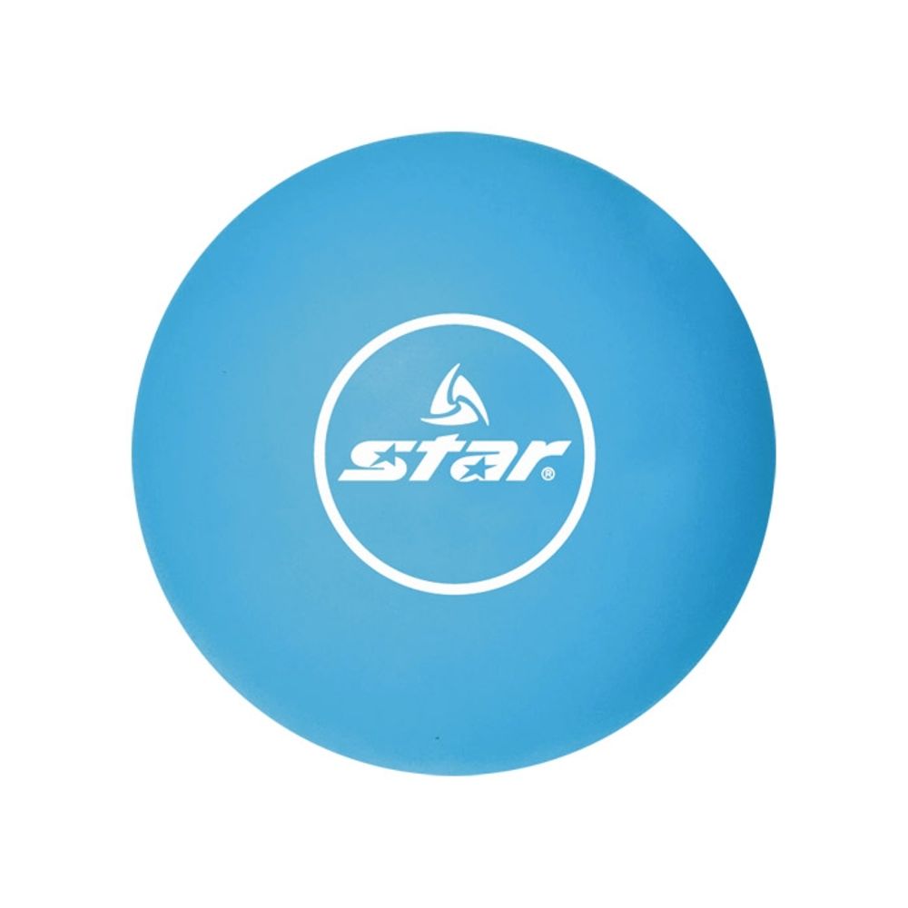 Star Sports Massage Therapy Ball Blue EU3301 High-Density Silicone Self-Massage Tool for Muscle Relief and Trigger Point Therapy 63mm