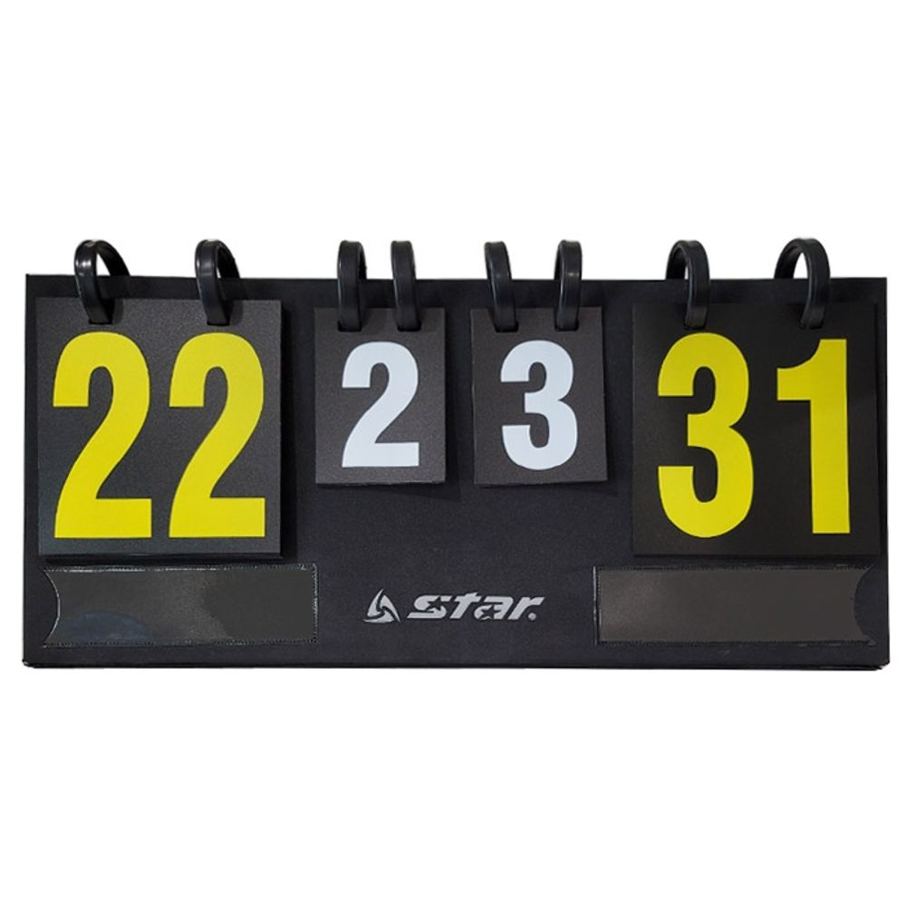 Star Sports Multi-Purpose Scoreboard Large XH509L High Visibility Portable Score Keeper for Badminton Table Tennis and Soccer