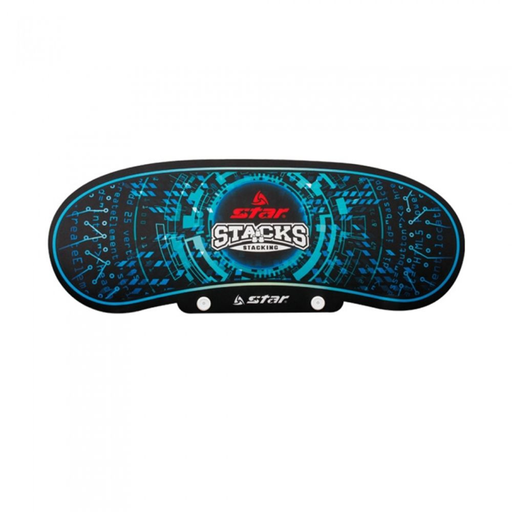 Star Sports Stacking Mat NXX102-1 Blue Speed Stacking and Cube Gaming Mat with Timer Connection Ports 720mm x 280mm