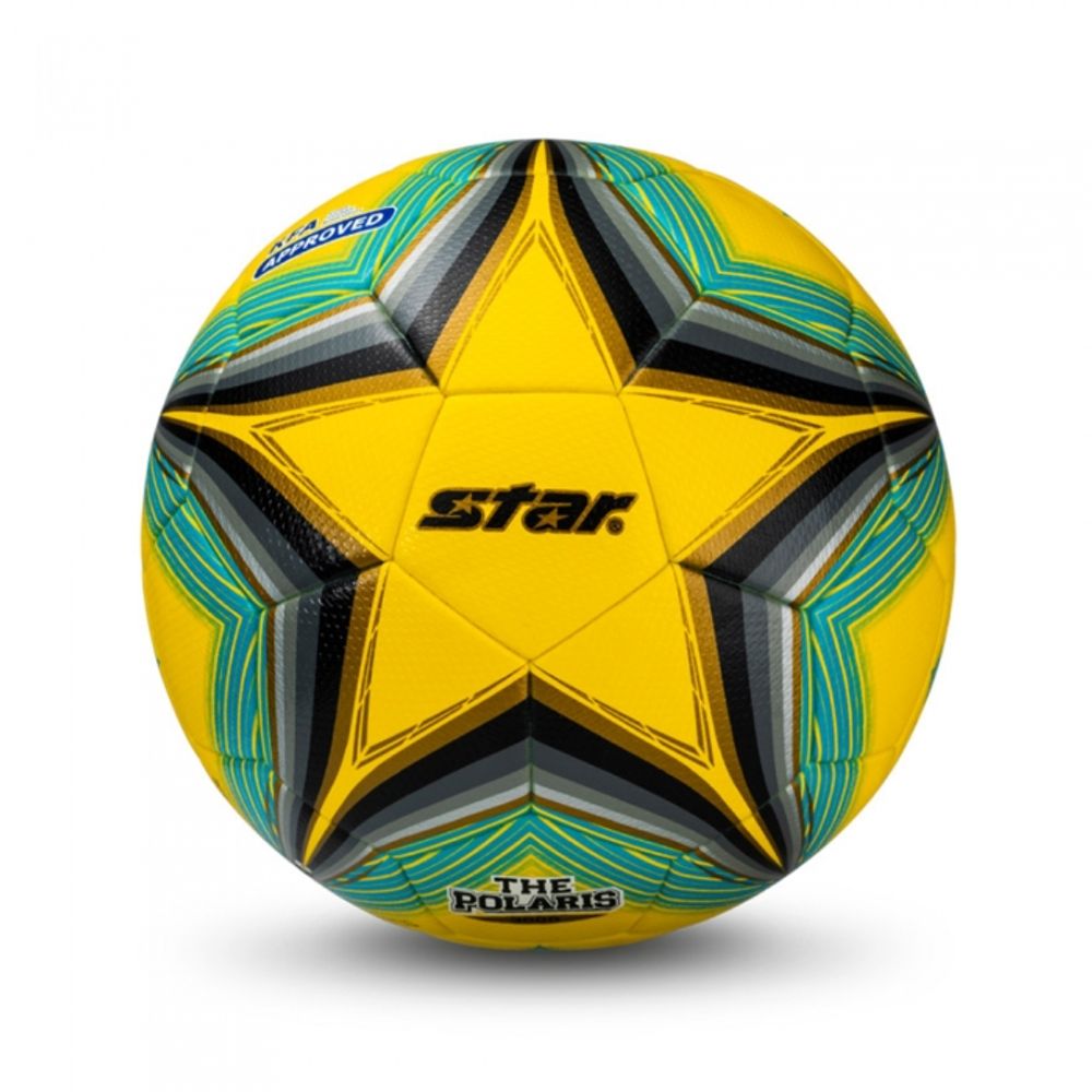 Star Sports The Polaris Professional Soccer Ball Size 5 FIFA & KFA Official Certified Thermal Bonded Hybrid Match Ball for All Grounds