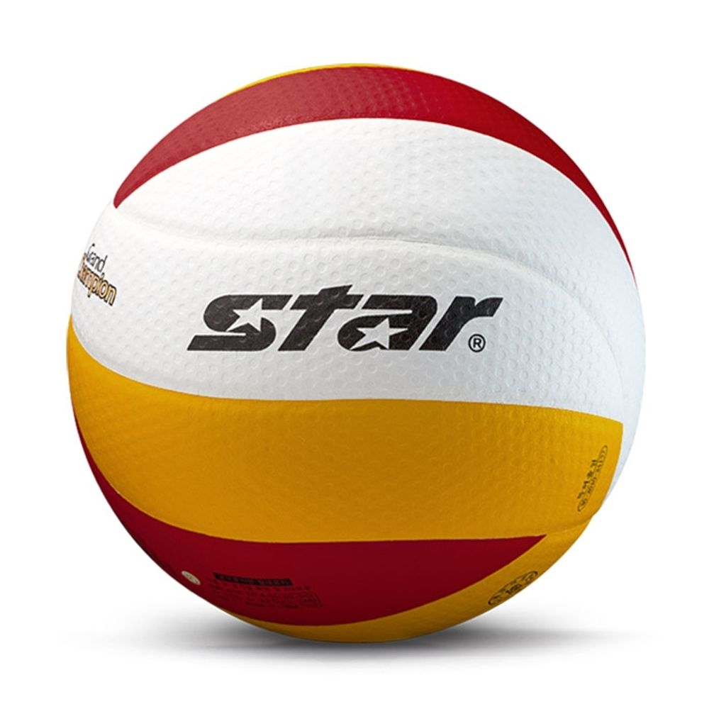 Star Sports Volleyball Grand Champion 2 Size 5 VB225-34 FIVB and KVA Official Certified Match Ball 10-Panel Microfiber Dimple Soft Touch
