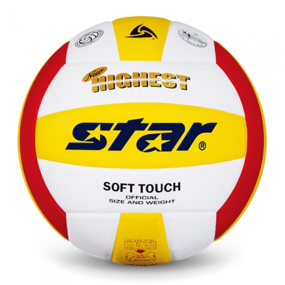Star Sports Volleyball VB425-34 Size 5 KVA Official Certified Match Ball Premium Soft Touch Polyurethane with High Elasticity Multi-Layer Reinforcement