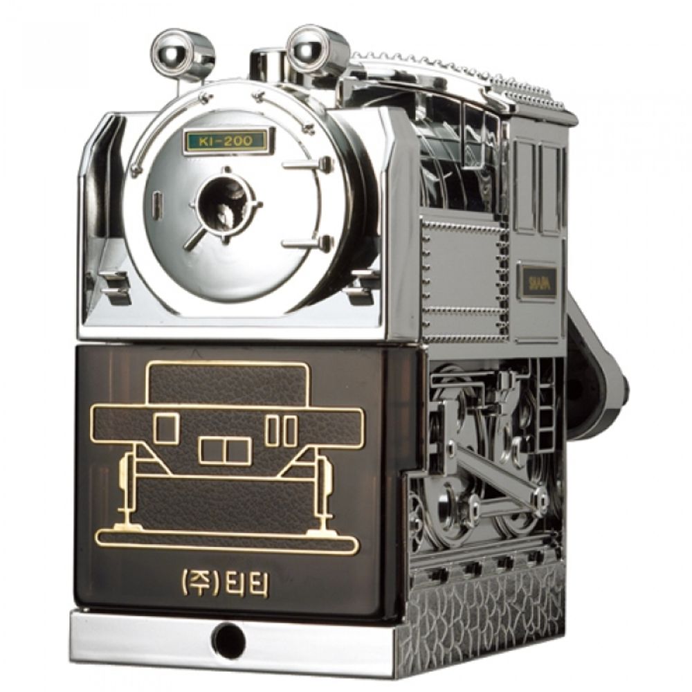 TiTi High Shapa KI-200 Professional Train Style Desktop Pencil Sharpener with Adjustable Tip Settings