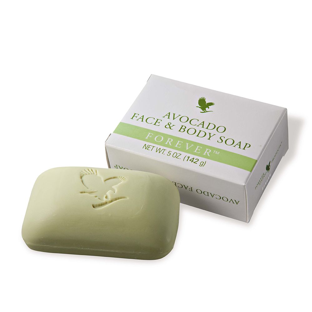 FOREVER® Aloe Avocado Face & Body Soap 142g Natural Cleansing with Pure Avocado Butter