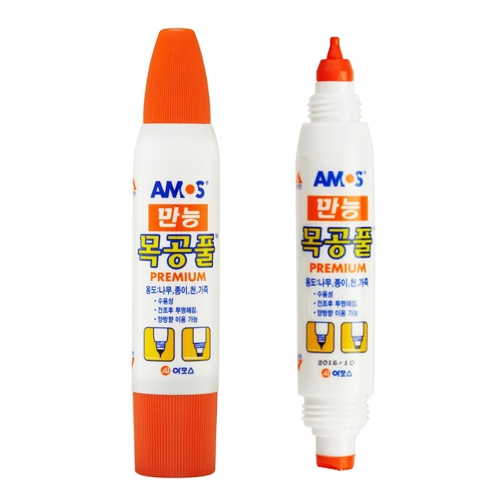 AMOS Multi-Purpose Wood Glue 74g Strong Adhesive for Wood Paper Fabric Leather DIY Craft Made in Korea