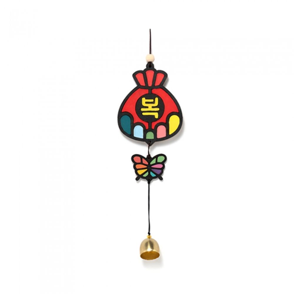 Minhwa Shop DIY Clay Korean Lucky Pouch Doorbell Kit S250084A Traditional New Year Art Craft